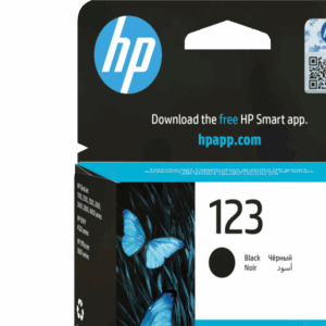HP 123 Black Original Ink Cartridge, F6V17AE