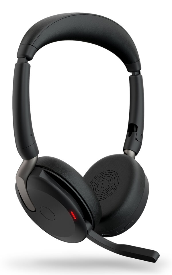 Jabra Evolve2 65 UC Wireless Headphones with Link380a Stereo Black