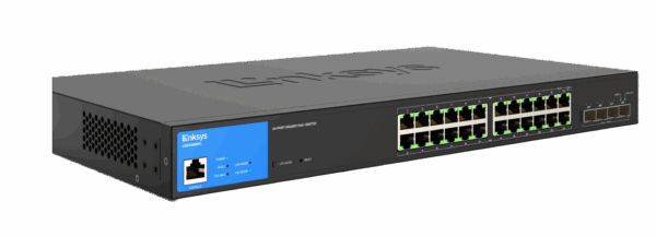 24-Port Managed Gigabit Ethernet Switch with 4 10G SFP+ Uplinks LGS328C